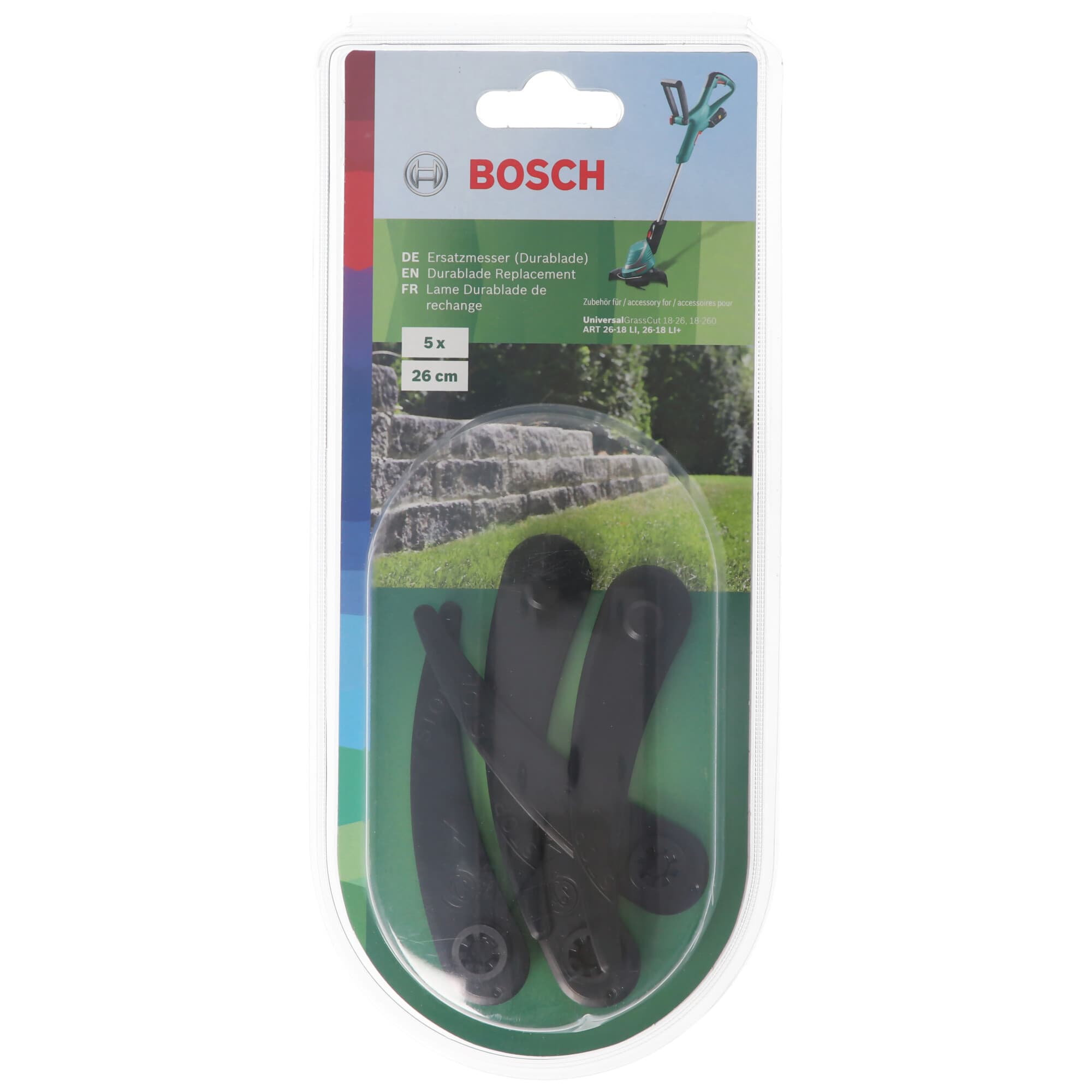 Lame de rechange lame en plastique d'origine Bosch Durablade F016800372, Bosch ART 26-18 Li