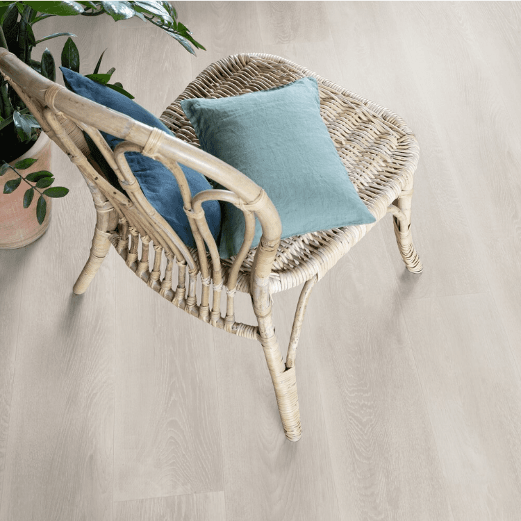 Rouleau 4m de sol PVC effet bois pose sans colle cognac blanc Gerflor - 3000 cm x 400 cm x 0.2 cm